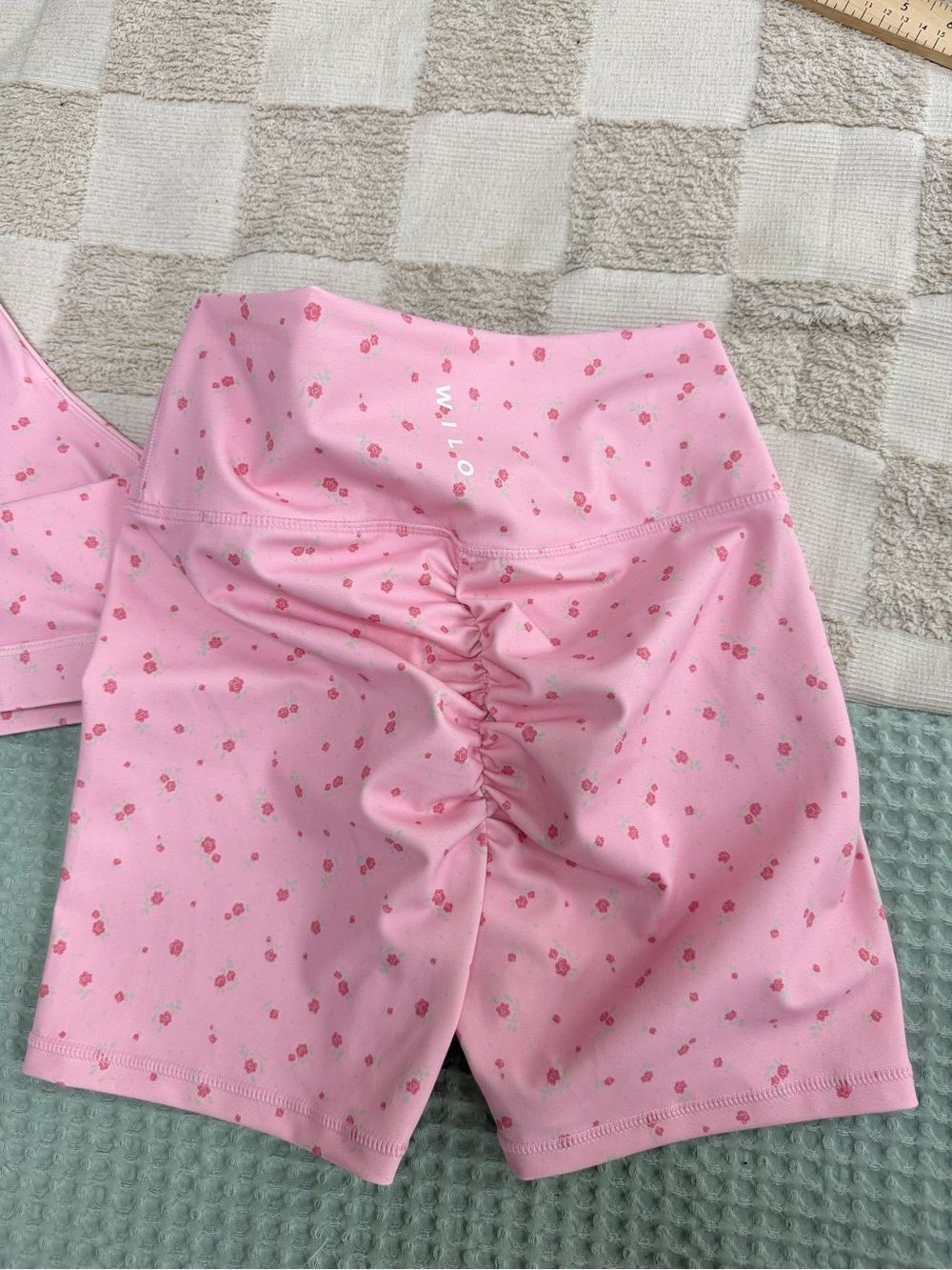 NWT Wilo The Label 2Pc Strappy Bra Scrunch Bum Shorts size M - Picture 10 of 10